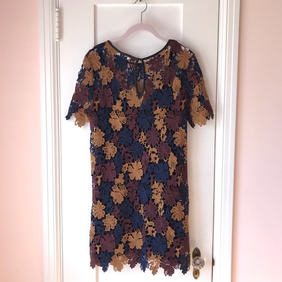 ASTR Lace Crochet Mini Dress Small - Picture 5 of 8